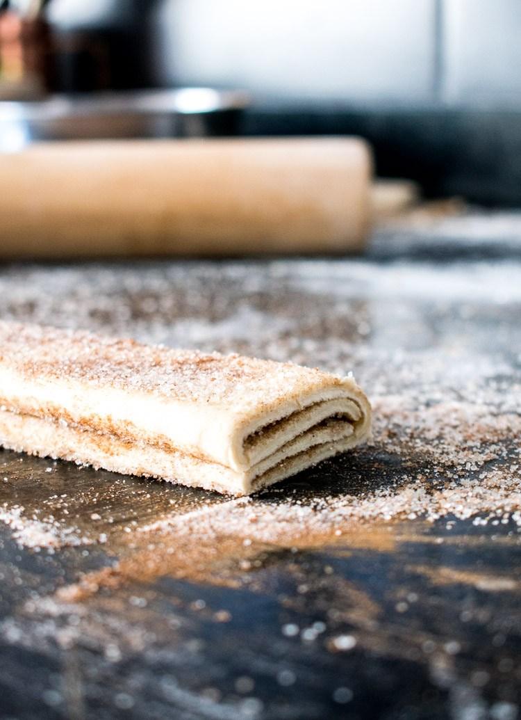 Orejitas de hojaldre con canela - Receta de Revista Maria Orsini