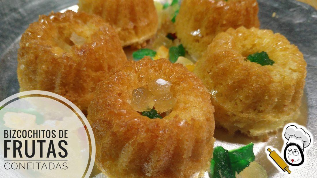 Bizcochitos de fruta confitada en Thermomix