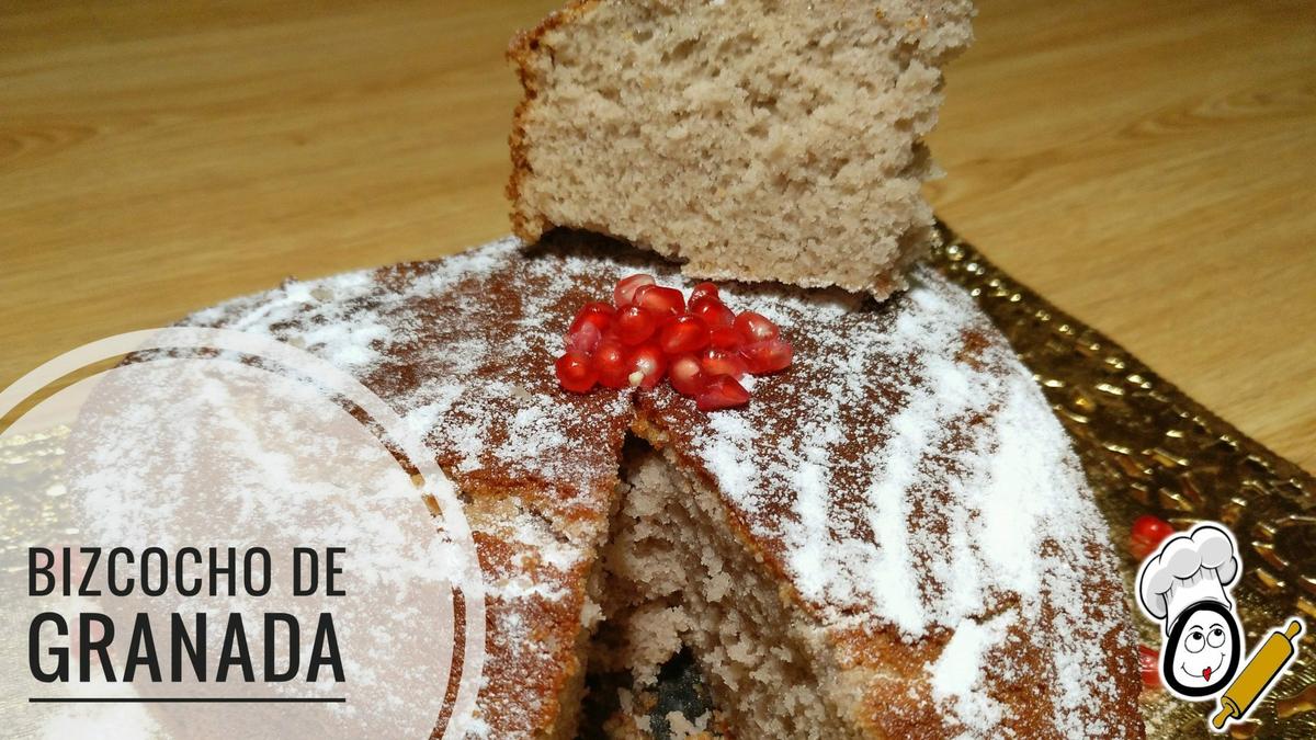 Bizcocho de granada en Thermomix.