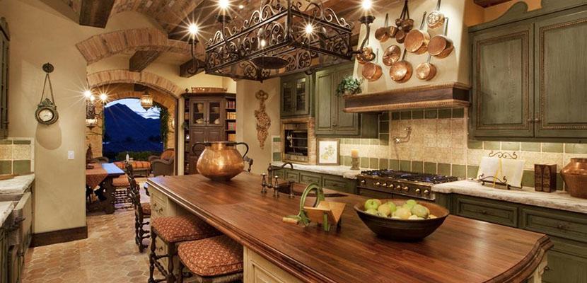 Cocinas r&uacute;sticas