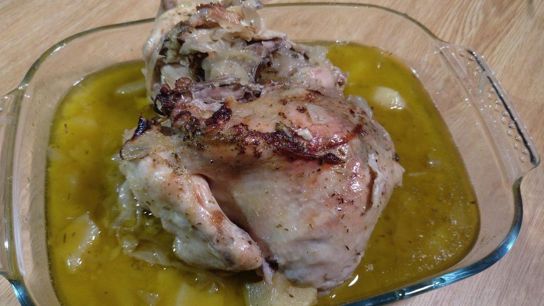 Pollo al horno en GM