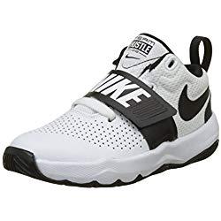 Nike Team Hustle D 8 (PS), Zapatos de Baloncesto Unisex Niños, Blanco (White/Black 100), 35 EU