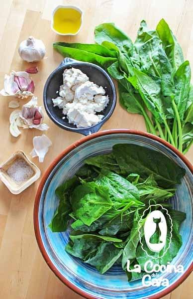 Ingredientes para el relleno