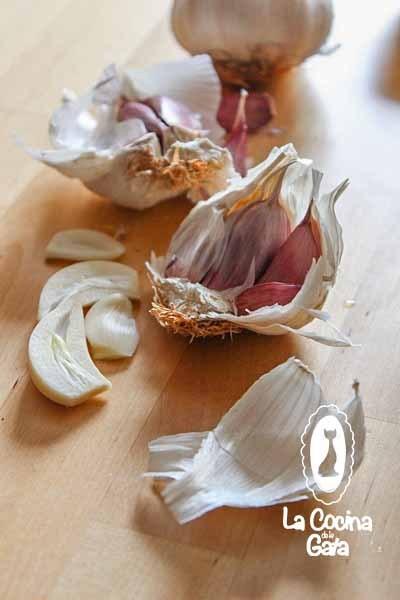 Ajos listos para sofreir