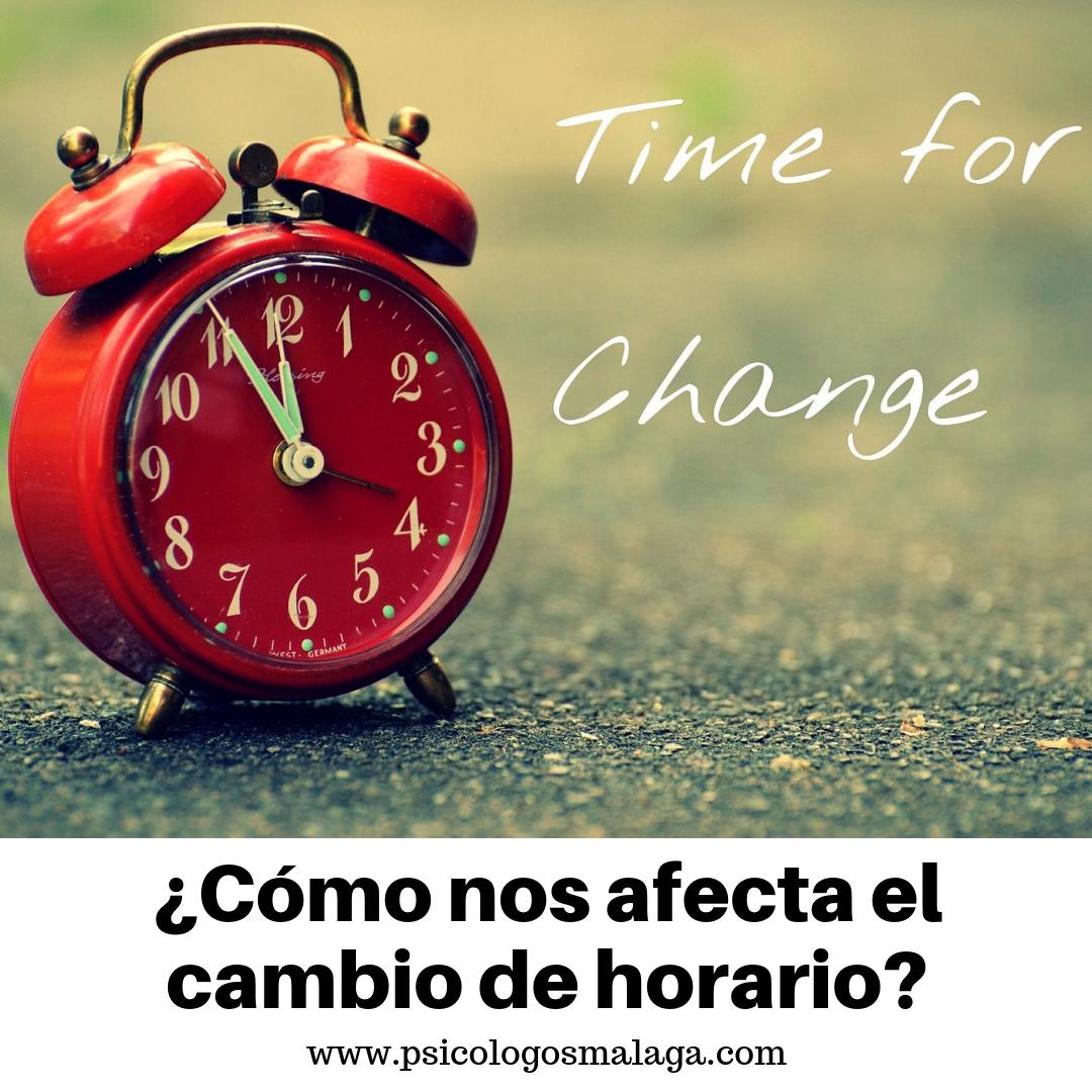 ¿Cómo nos afecta el cambio de horario?