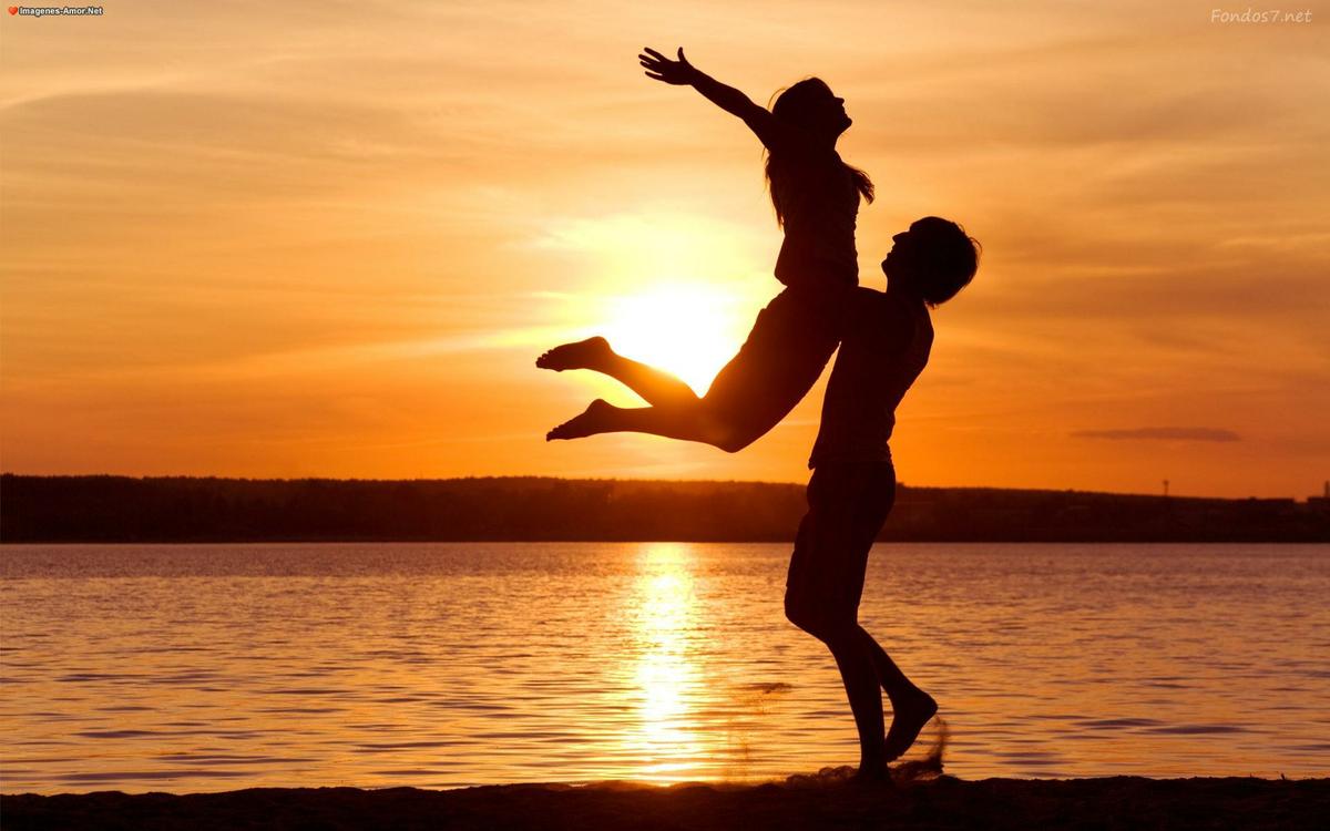 pareja feliz