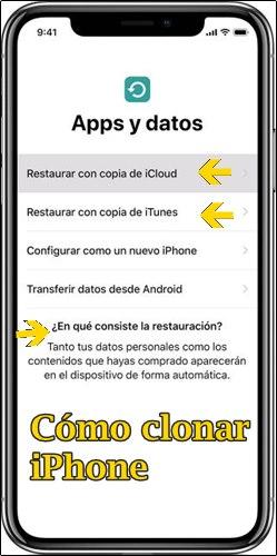 Como clonar iPhone