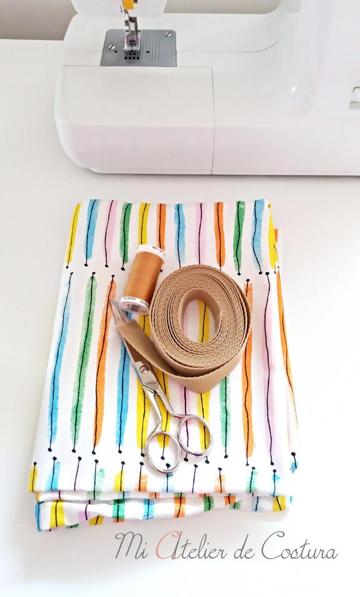 bolsa de tela diy materiales