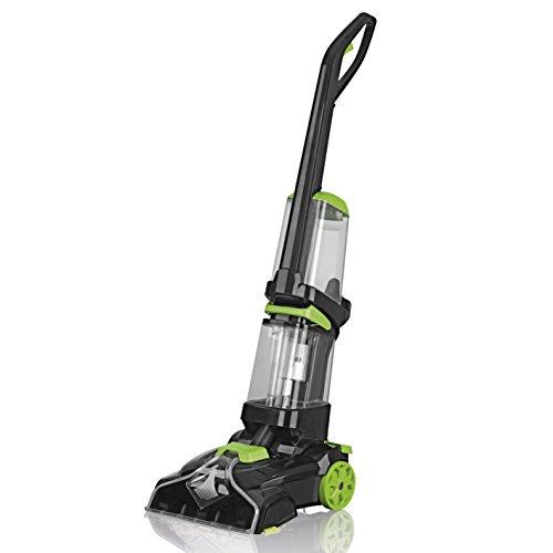 Cleanmaxx 07107 Alfombra limpiador Professional, lavado, limpieza, potencia, incluye alfombra Champú para anhaltende los Restos, 2.8 L, 800 W, Verde/Negro