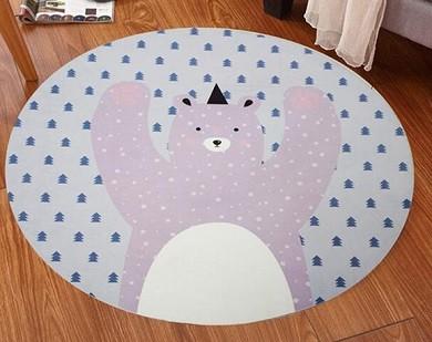 alfombra redonda para habitacion niños