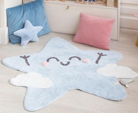 alfombra con forma de estrella