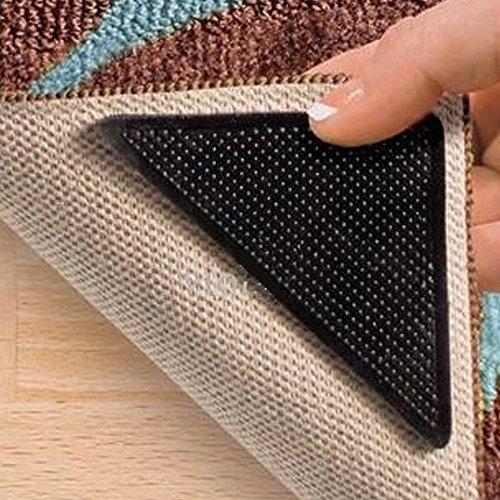 Soldela Esquinas Antideslizantes bajo Alfombra – Set de 8 – Reutilizables