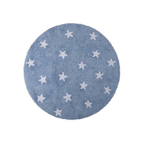 Lorena Canals Alfombra Infantil Lavable Modelo Cielo Color Azul