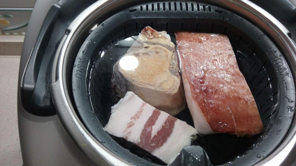 Ingredientes cocido vaso Thermomix