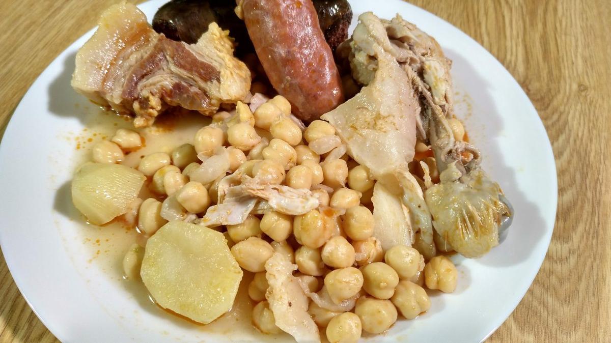 Cocido en Thermomix terminado