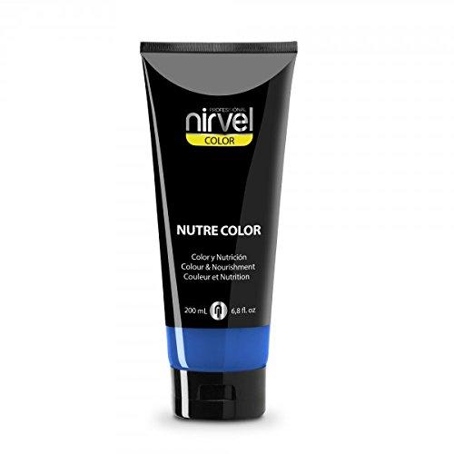Nirvel NUTRE COLOR FLUOR Azul Klein 200 mL Mascarilla Profesional - Coloración temporal - Nutrición y brillo