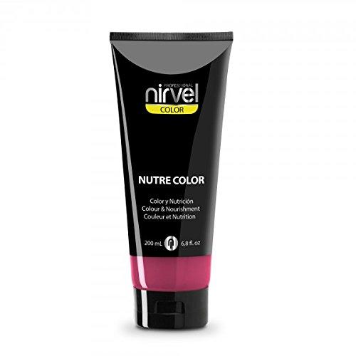 Nirvel NUTRE COLOR FLUOR Fresa 200 mL Mascarilla Profesional - Coloración temporal - Nutrición y brillo