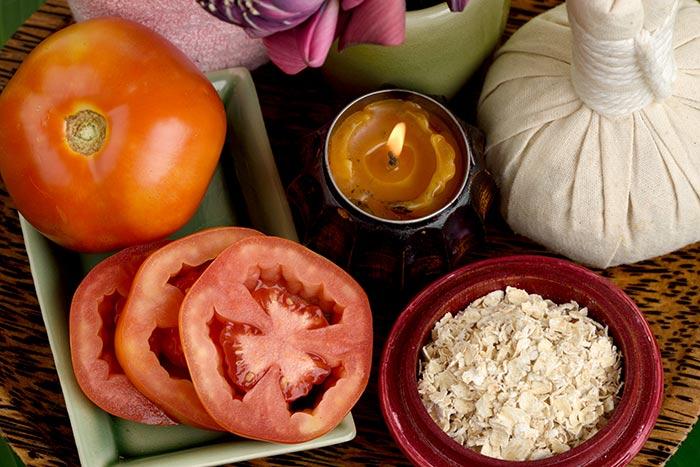 mascarilla casera de tomate - mascarilla de tomate