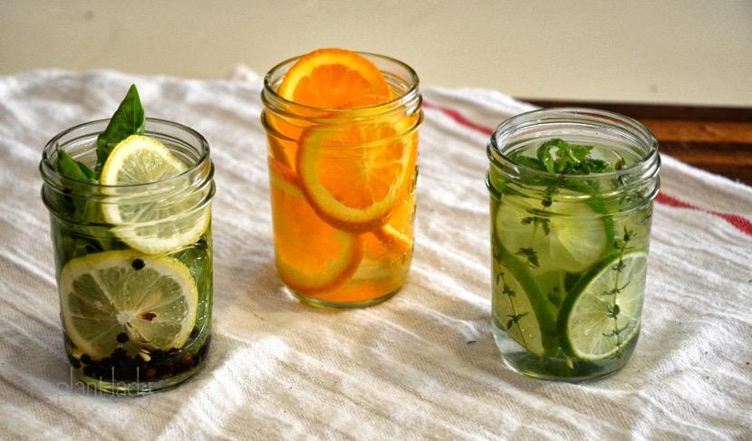 ambientador casero con frutas