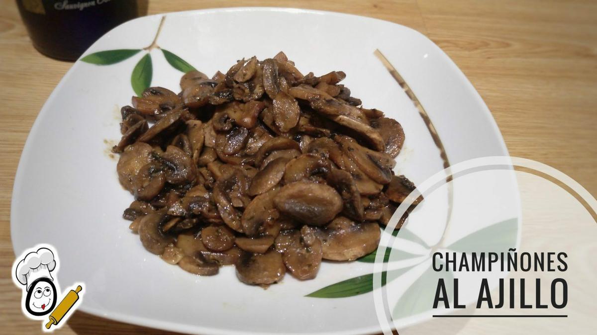 Champiñones al ajillo en Olla GM
