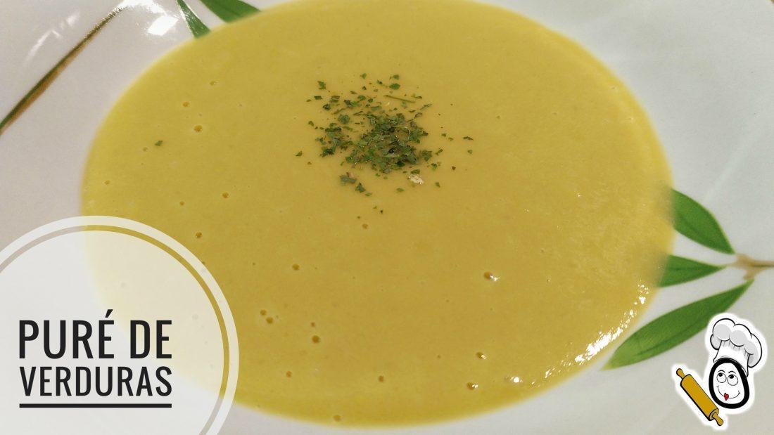 Puré de verdura y ternera en olla GM