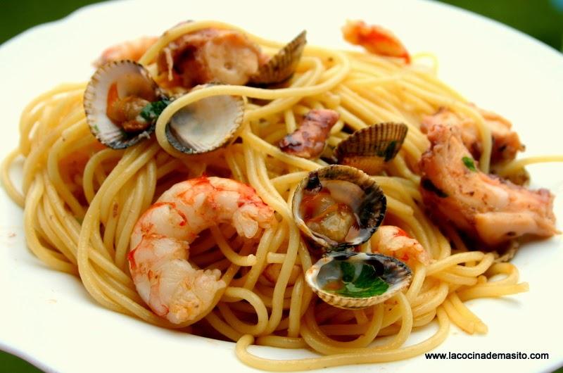 Espaguetti fruto di mare