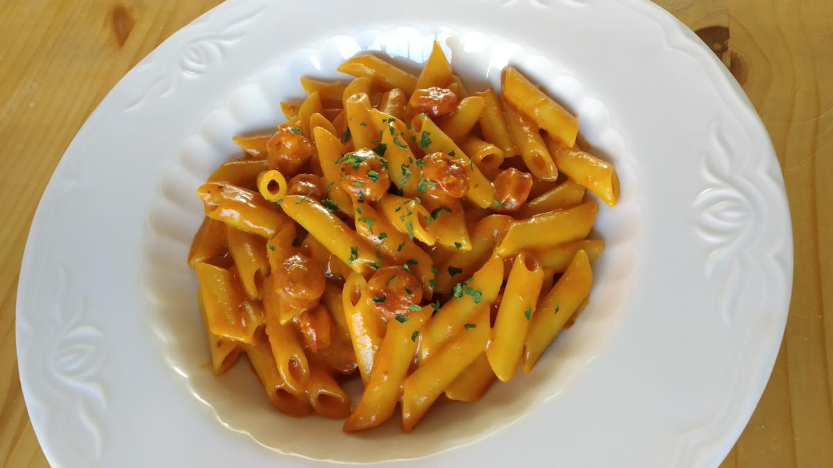 Macarrones con Chorizo