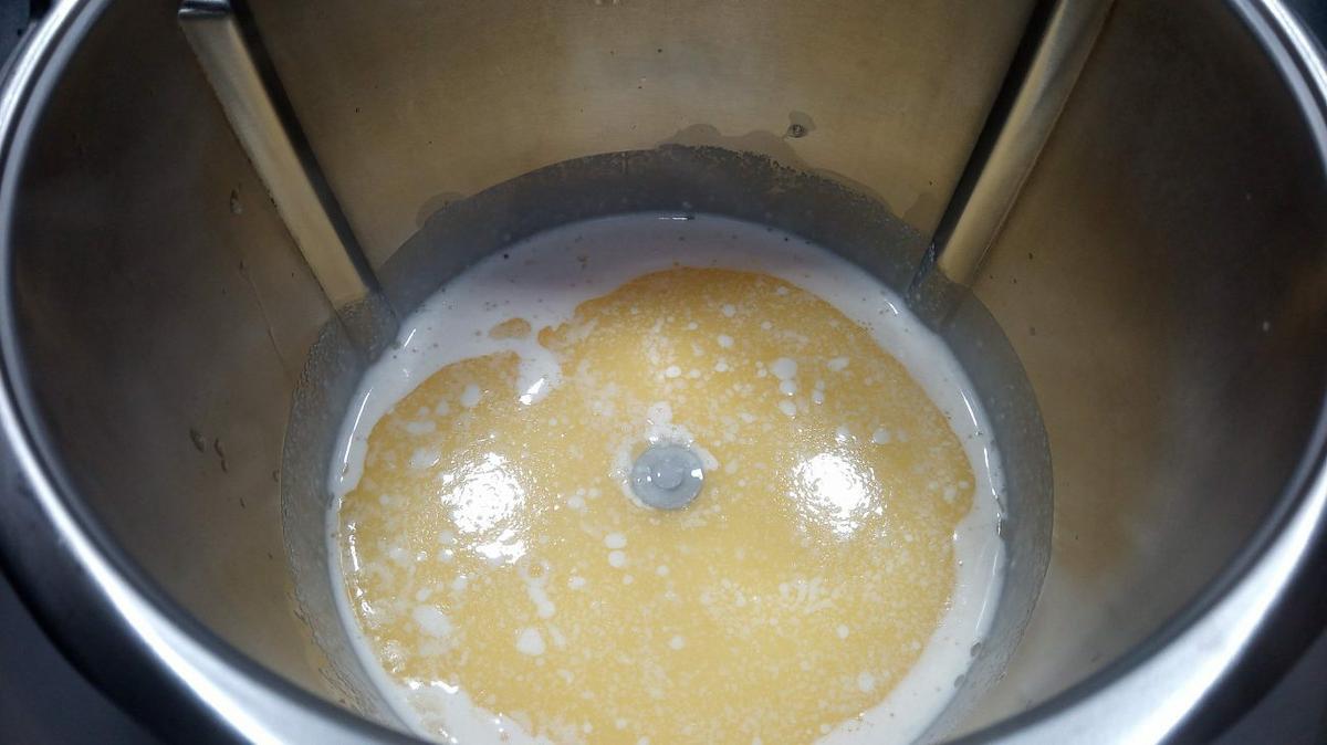 Mantequilla en el vaso de la Thermomix