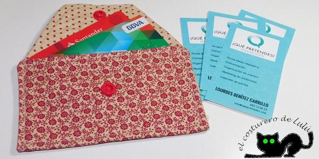 Mi tarjetero listo para utilizar