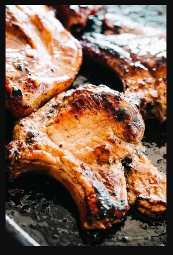 Deliciosa Receta de Chuleta de Cerdo al Horno Con Miel y Ajo
