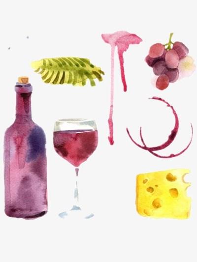 ilustracion vino