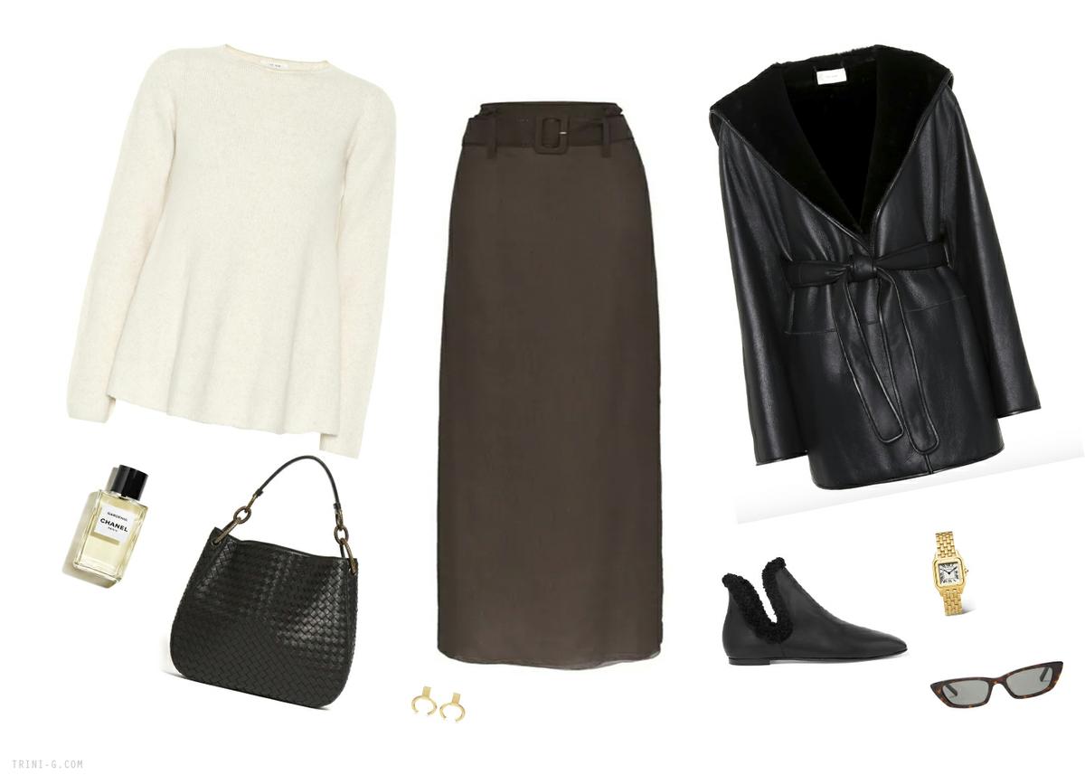 Trini | Prada skirt The Row sweater