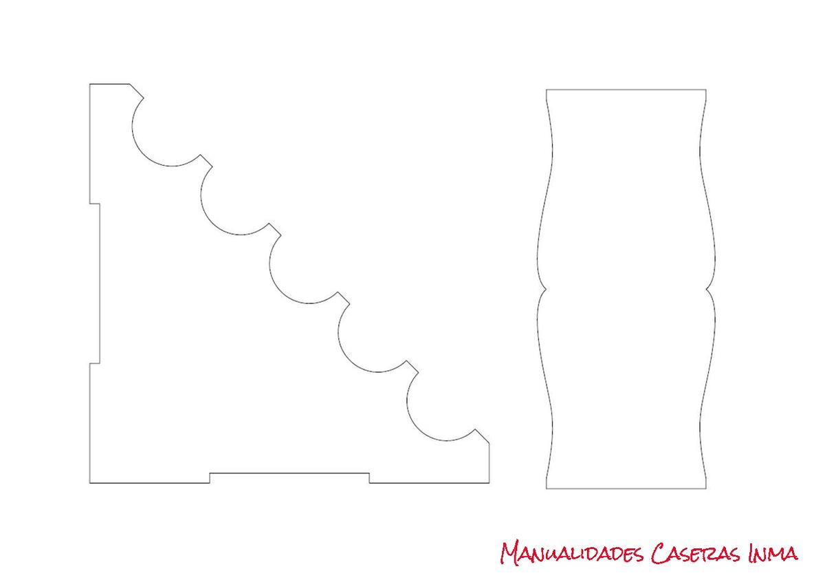 Manualidades Caseras Inma_ Patron de Organizador porta pulseras 