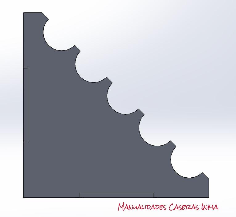 Manualidades Caseras Inma_ 3D Organizador porta pulseras 