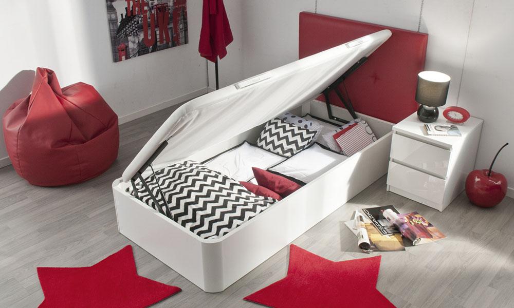 Canapé PIKOLIN KING BOX 3D IV con apertura lateral Conforama