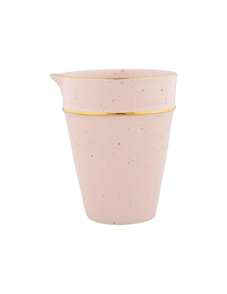 Vaso De Cerámica Con Pico Pastel Pink Green Gate