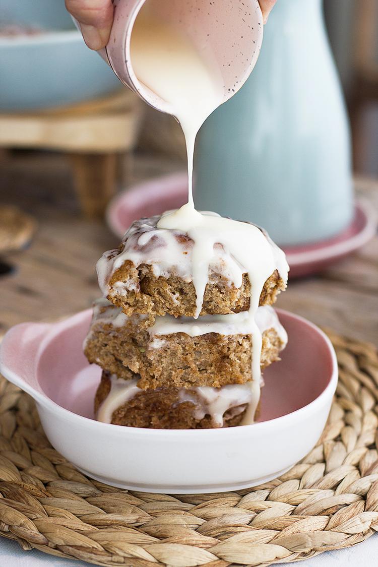 Cinnamon Rolls Saludables con harina integral y deliciosos