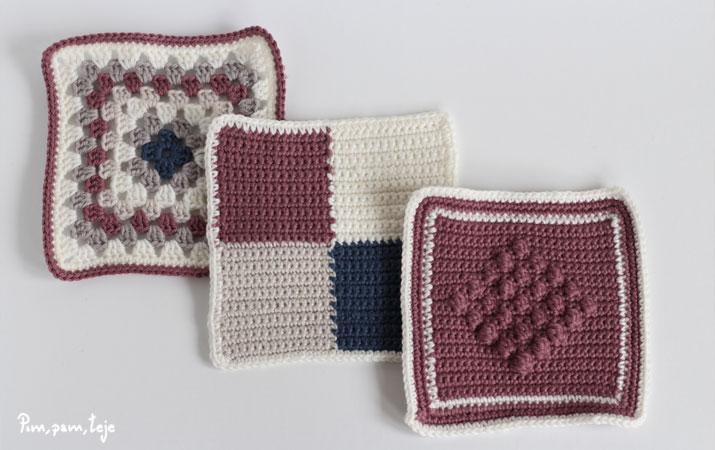 Cómo tejer una manta de granny square