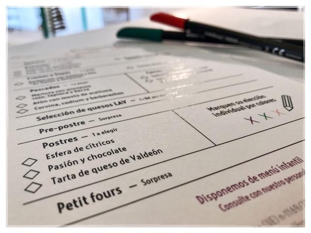 Menú de Reyes. Restaurante LAV