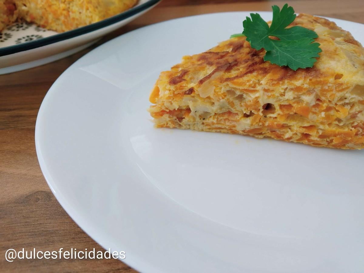 Tortilla de zanahoria, Tortilla de zanahorias, recetas con zanahorias