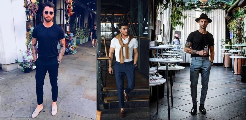 Cómo Combinar una Camiseta con Pantalones de Vestir 