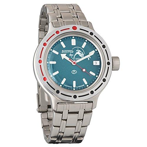 Vostok Amphibian 420059 Ruso Militar reloj 2416b 200 m auto Scuba Dude