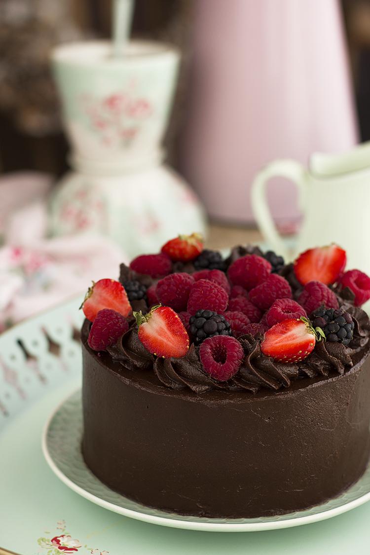 Tarta de Chocolate Saludable Deliciosa sin gluten sin harina 