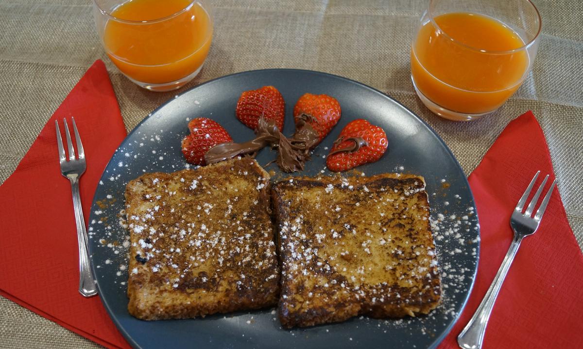 Receta de tostadas francesas