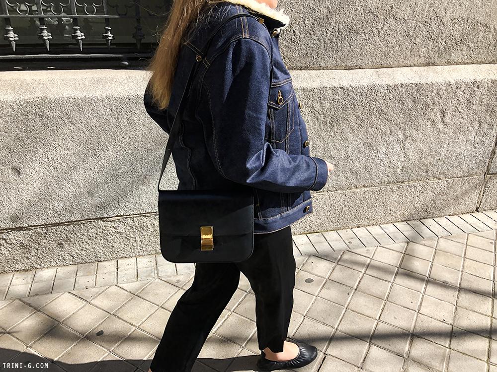 Trini | Khaite denim jacket Céline ballerina