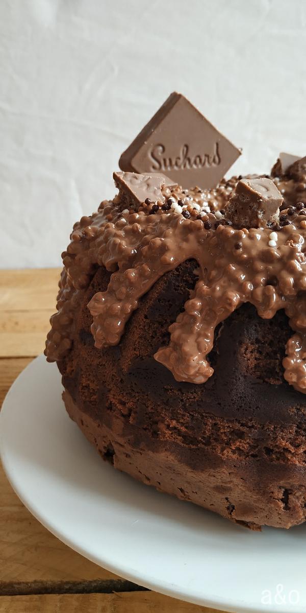 Bundt cake de turrón Suchard