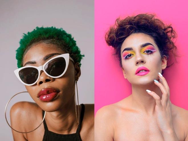 maquillaje diferente y arriesgado para eventos y fiestas