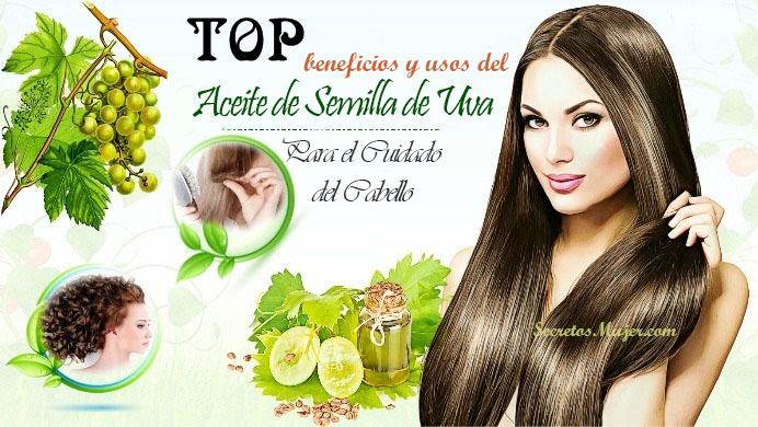 10 principales beneficios y usos del aceite de semillas de uva para el cabello