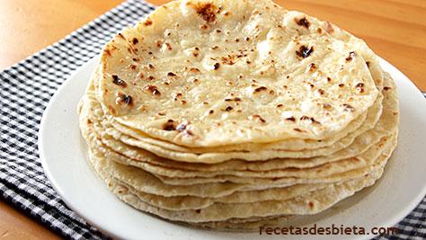 tortillas de harina queso papa