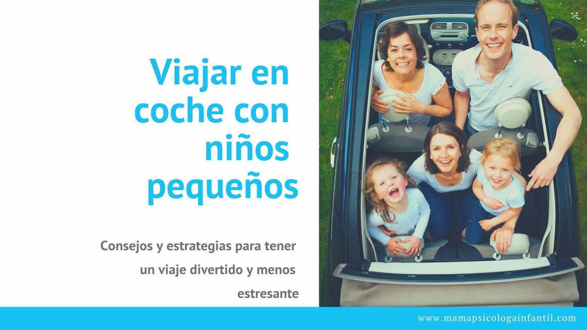 viajar en coche con niños
